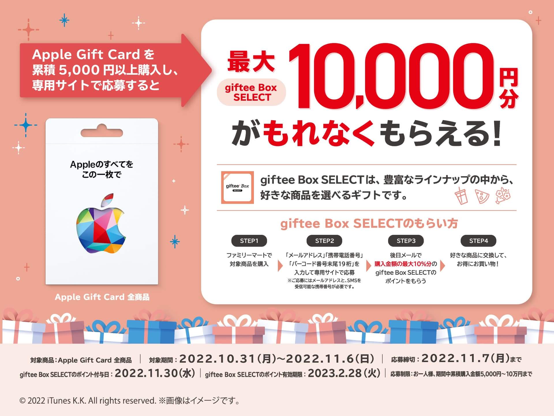 ファミリーマート Apple Gift Card キャンペーン