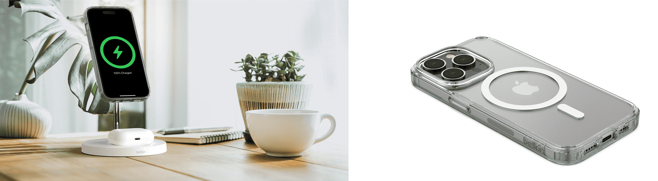 Belkin SheerForce iPhone 14シリーズ用iPhone磁気保護ケース