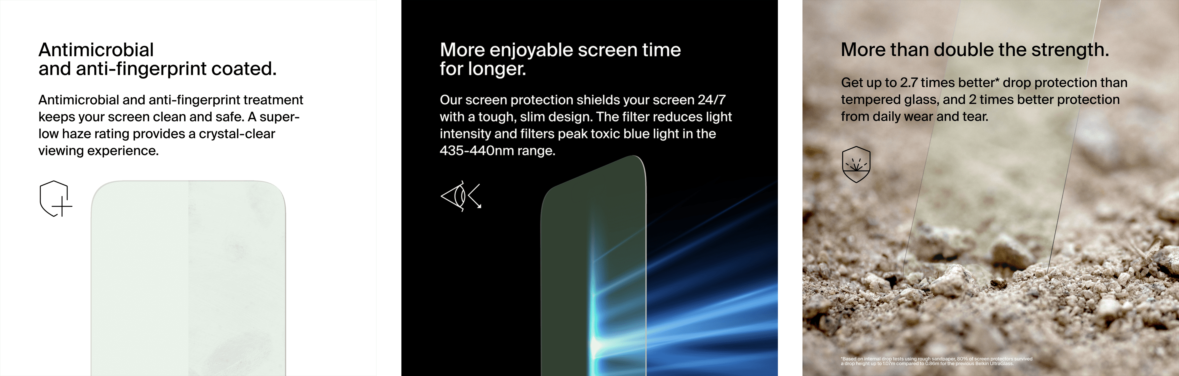 Belkin ScreenForce UltraGlass 2 Blue Light Filter